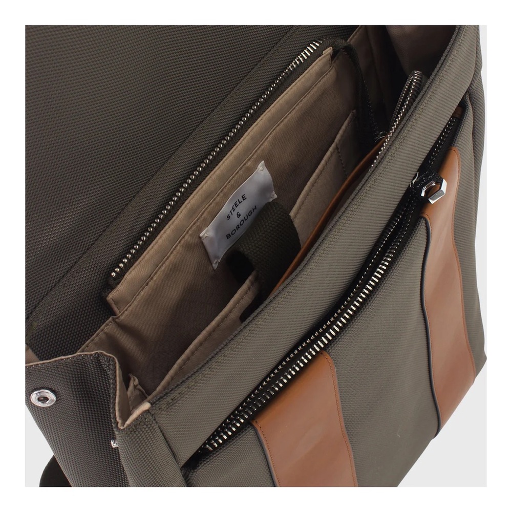 Steele & Borough - The Backpack in Forest - Picture 4 of 9